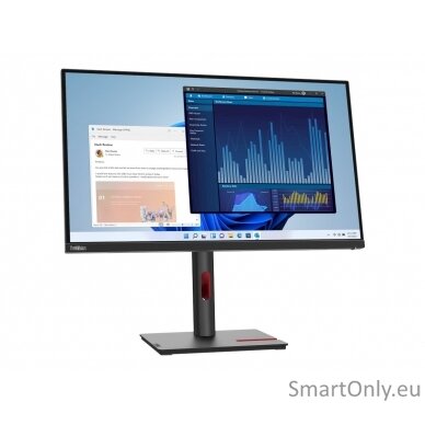 Lenovo ThinkVision T27p-30 27 ", IPS, 4K, 3840 x 2160, 16:9, 4 ms, 350 cd/m², Black, 60 Hz, HDMI ports quantity 1 3