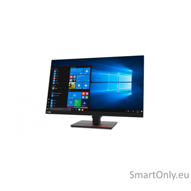 Lenovo ThinkVision T27q-20 27 ", IPS, 2560 x 1440 pixels, 4 ms, 350 cd/m², 1 x HDMI 1.4, 1 x DP 1.2, 4 x USB 3.1 Gen1, 1 x USB 3.1 Gen1