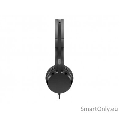 Lenovo USB-A Stereo Headset with Control Box Built-in microphone, Black, Wired, On-Ear 11