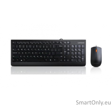 Lenovo USB Combo Keyboard & Mouse 300 Keyboard and Mouse Combo A keyboard & mouse combo that features a modern, space-saving design giving your desk a clean and stylish appeal. To go along with its design, the keyboard features a waterproof exterior keepi