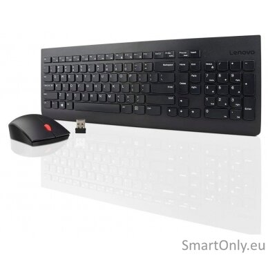 Lenovo Wireless Combo Keyboard & Mouse 510 Keyboard and Mouse Combo 2.4 GHz Wireless via Nano USB Batteries included The Lenovo 510 Wireless Combo Keyboard & Mouse is a keyboard & mouse combo that compliments your desk with a simple yet elegant design. Ea 1