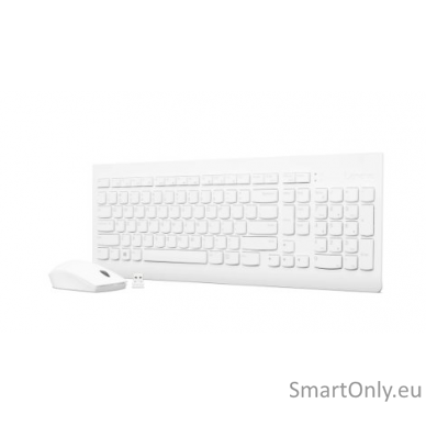 Lenovo | Wireless Combo Keyboard & Mouse | 510 | White | Keyboard and Mouse Combo | 2.4 GHz Wireless via Nano USB | Batteries included | English | m | White 2