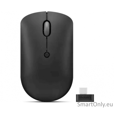 Lenovo Wireless Compact Mouse 400 2.4G Wireless via USB-C receiver Wireless 1 year(s) Black