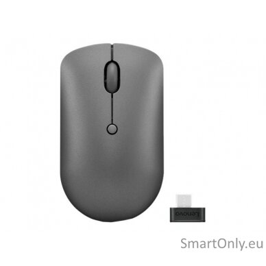 Lenovo Wireless Compact Mouse 540 2.4G Wireless via USB-C receiver Wireless 1 year(s) Storm Grey 6