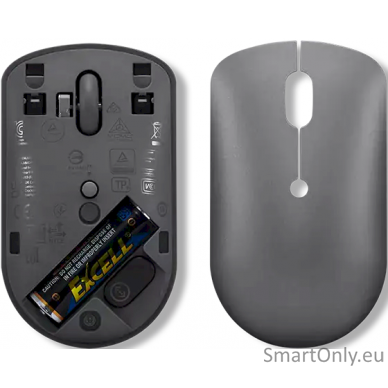 Lenovo Wireless Compact Mouse 540 2.4G Wireless via USB-C receiver Wireless 1 year(s) Storm Grey 4