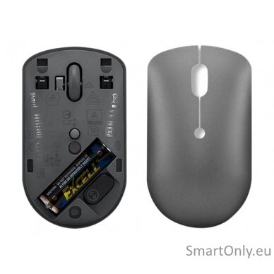 Lenovo Wireless Compact Mouse 540 2.4G Wireless via USB-C receiver Wireless 1 year(s) Storm Grey 9