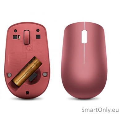 Lenovo Wireless Mouse 530 Wireless mouse 2.4 GHz Wireless via Nano USB 	Wireless Cherry Red 3