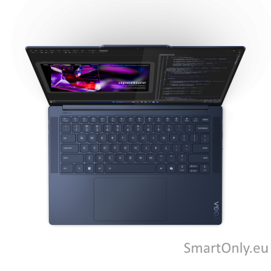 Lenovo Yoga 7 14Q8X9 | Cosmic Blue | 14.5 " | OLED | Touchscreen | 3K | 2944 x 1840 pixels | Glossy | Snapdragon X Elite | X1E-78-100 | 32 GB | Soldered LPDDR5x | Solid-state drive capacity 1000 GB | Qualcomm Adreno GPU | Windows 11 Home | 802.11be | Blue 6