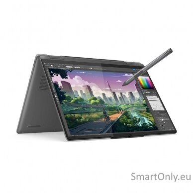 Lenovo Yoga 7 2-in-1 14AHP9 | Storm Grey | 14 " | OLED | Touchscreen | WUXGA | 1920 x 1200 pixels | Glossy | AMD Ryzen 5 | 8640HS | 16 GB | Soldered LPDDR5x | SSD 1000 GB | AMD Radeon 760M Graphics | Windows 11 Home | 802.11ax | Bluetooth version 5.3 | Ke 10