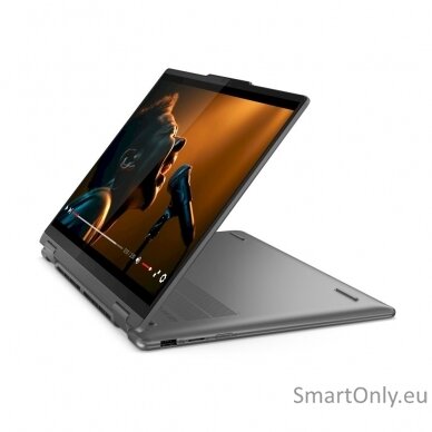 Lenovo Yoga 7 2-in-1 14AHP9 | Storm Grey | 14 " | OLED | Touchscreen | WUXGA | 1920 x 1200 pixels | Glossy | AMD Ryzen 5 | 8640HS | 16 GB | Soldered LPDDR5x | SSD 1000 GB | AMD Radeon 760M Graphics | Windows 11 Home | 802.11ax | Bluetooth version 5.3 | Ke 8