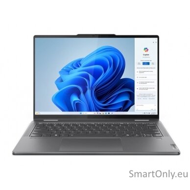 Lenovo Yoga 7 2-in-1 14AHP9 | Storm Grey | 14 " | OLED | Touchscreen | WUXGA | 1920 x 1200 pixels | Glossy | AMD Ryzen 7 | 8840HS | 16 GB | Soldered LPDDR5x | SSD 1000 GB | AMD Radeon 780M Graphics | Windows 11 Home | 802.11ax | Bluetooth version 5.3 | Ke