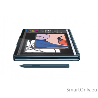 Lenovo Yoga Book 9 13IMU9 | Tidal Teal | 2x13.3 " | OLED | Touchscreen | 2.8K | 2880 x 1800 pixels | Glossy | Intel Core U7 | 155U | 32 GB | Soldered LPDDR5x | SSD 1000 GB | Intel Graphics | Windows 11 Pro | 802.11ax | Bluetooth version 5.3 | Keyboard lan 2