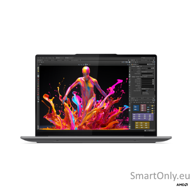 Lenovo Yoga Pro 7 14ASP9 | Luna Grey | 14.5 " | OLED | 2.8K | 2880 x 1800 pixels | Glossy | AMD Ryzen AI 9 | 365 | 32 GB | Soldered LPDDR5x | Solid-state drive capacity 1000 GB | AMD Radeon 880M Graphics | Windows 11 Home | 802.11ax | Bluetooth version 5. 5