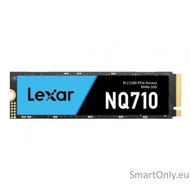 Lexar NVMe SSD | NQ710 | 1000 GB | SSD form factor M.2 2280 | Solid-state drive interface PCIe Gen4x4 | Read speed 5000 MB/s | Write speed 3300 MB/s