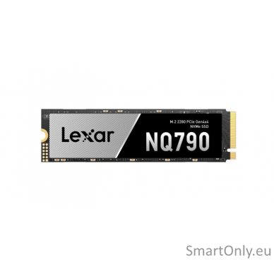 Lexar NVMe SSD | NQ790 | 4000 GB | SSD form factor M.2 2280 | Solid-state drive interface PCIe Gen4x4 | Read speed 7000 MB/s | Write speed 6000 MB/s