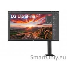 LG 16:9 | Black | 3840 x 2160 pixels | 280 cd/m² | 31.5 " | HDMI ports quantity 2 | 60 Hz | IPS LED LCD | 32UN880P-B | 5 ms | Warranty 24 month(s)