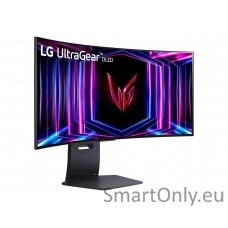 LG | Curved gaming monitor | 34GS95QE-B | 34 " | OLED | Ultra-WQHD | 21:9 | 240 Hz | 0.03 ms | 3440 x 1440 pixels | 275 cd/m² | HDMI ports quantity 1 | Black | Warranty 24 month(s)