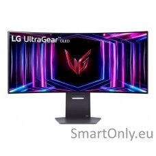 LG | Curved gaming monitor | 34GS95QE-B | 34 " | OLED | Ultra-WQHD | 21:9 | 240 Hz | 0.03 ms | 3440 x 1440 pixels | 275 cd/m² | HDMI ports quantity 1 | Black | Warranty 24 month(s)