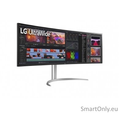 LG 49WQ95C-W 49“ UltraWide Curved LED Monitor 5120x1440/400cd/m2/5ms/ HDMI USB Type C Display Port 2