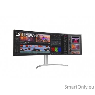 LG 49WQ95C-W 49“ UltraWide Curved LED Monitor 5120x1440/400cd/m2/5ms/ HDMI USB Type C Display Port 3