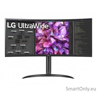 LG Curved Monitor 34WQ75C-B 34 ", IPS, QHD, 3440 x 1440, 21:9, 5 ms, 300 cd/m², Black, 60 Hz, HDMI ports quantity 2 2