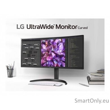 LG Curved Monitor 34WQ75C-B 34 ", IPS, QHD, 3440 x 1440, 21:9, 5 ms, 300 cd/m², Black, 60 Hz, HDMI ports quantity 2 14