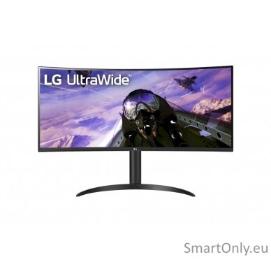 LG Curved UltraWide Monitor 34WP65CP-B  34 ", VA, QHD, 3440 x 1440, 21:9, 5 ms, 300 cd/m², Black, 160 Hz, HDMI ports quantity 2 1