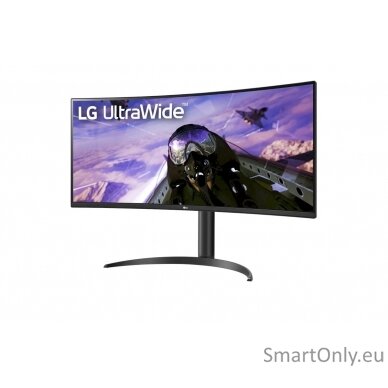 LG Curved UltraWide Monitor 34WP65CP-B  34 ", VA, QHD, 3440 x 1440, 21:9, 5 ms, 300 cd/m², Black, 160 Hz, HDMI ports quantity 2 2