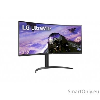 LG Curved UltraWide Monitor 34WP65CP-B  34 ", VA, QHD, 3440 x 1440, 21:9, 5 ms, 300 cd/m², Black, 160 Hz, HDMI ports quantity 2 3