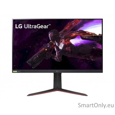 LG Gaming Monitor 32GP850-B 31.5 " IPS QHD 2560 x 1440 pixels 16:9 1 ms 350 cd/m² Black Headphone Out	 165 Hz HDMI ports quantity 2 4