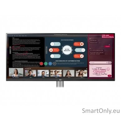 LG UltraWide Monitor 29BN650-B 29 ", IPS, QHD, 2560 x 1080 pixels, 21:9, 5 ms, 350 cd/m², Matt Black, HDMI ports quantity 2, 75 Hz 11