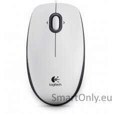 Logitech B100 Portable Optical Mouse White