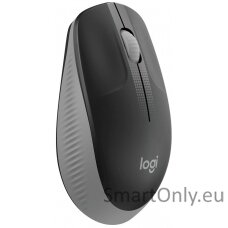 Logitech Full size Mouse M190 	Wireless Mid Grey USB