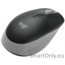 Logitech Full size Mouse M190 	Wireless Mid Grey USB