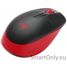 Logitech Full size Mouse M190 	Wireless Red USB