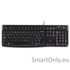 Logitech K120 Standard Wired EN/LT 1.5 m USB Port Black Lithuanian 55 g