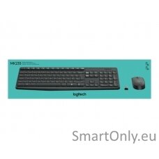 Logitech MK235 Keyboard and Mouse Set Wireless Mouse included Batteries included US Black 475 g