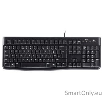 Logitech K120 Standard Wired EN/LT 1.5 m USB Port Black Lithuanian 55 g