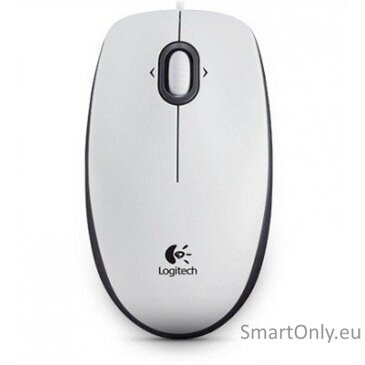 Logitech B100 Portable Optical Mouse White