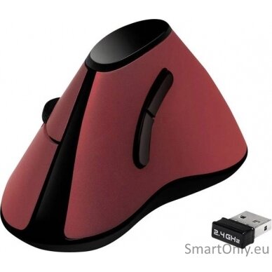 Logilink Ergonomic Vertical Mouse ID0159 Wireless Red 3