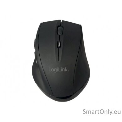 Logilink Maus Laser Bluetooth mit 5 Tasten Bluetooth Laser Mouse; wireless Black 5