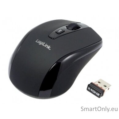 Logilink Maus optisch Funk 2.4 GHz 2.4GH wireless mini mouse with autolink wireless Black 5