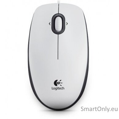 Logitech B100 Portable Optical Mouse White 1