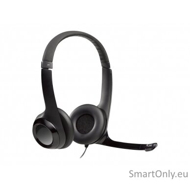 Logitech | Computer headset | H390 | On-Ear Built-in microphone | USB Type-A | Black 14