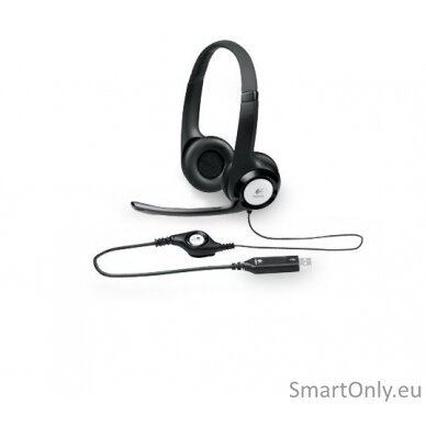 Logitech | Computer headset | H390 | On-Ear Built-in microphone | USB Type-A | Black 5