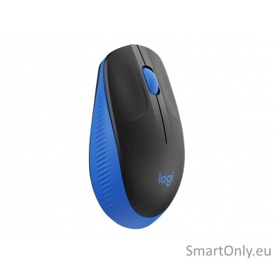 Logitech Full size Mouse M190 	Wireless Blue USB 10