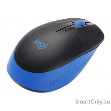 Logitech Full size Mouse M190 	Wireless Blue USB 8