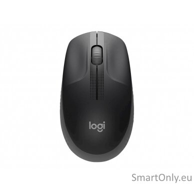 Logitech Full size Mouse M190 	Wireless Charcoal USB 7