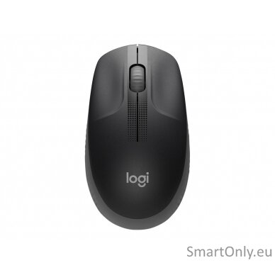 Logitech Full size Mouse M190 	Wireless Charcoal USB 7