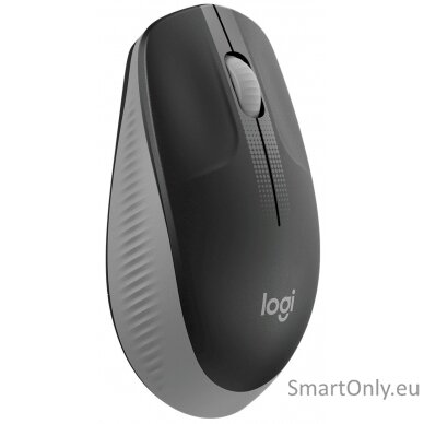 Logitech Full size Mouse M190 	Wireless Mid Grey USB 1